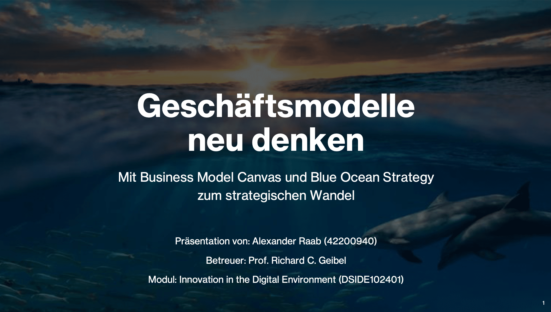 Blue Ocean Strategy Blue Ocean Strategy