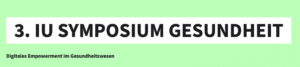 3rd IU Healthcare Symposium